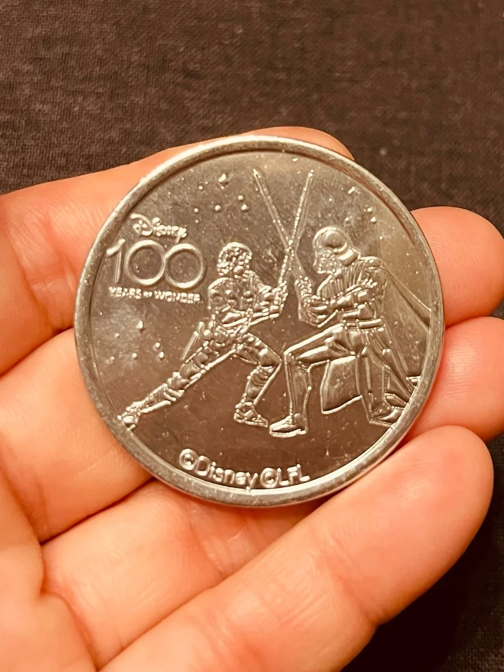Disneyland 100 Years of Wonder Star Wars Set of 4 Medallions, New (SW-17)